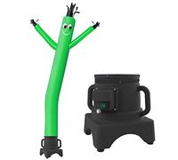 MOUNTO 8FT Inflatable Waving Man Fly Puppet Dancer with Blower (Green)