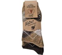 Mountrex® Alpaca Socks, Wool Socks for Men and Women, Winter Socks, Warm Slipper Socks, Thermal Socks, Thin and Thick, Cuddly Socks, 2 Pairs - 43-46