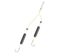 Mounts for Zander Fishing | Floating Fishing System with Double Reverse Hook - Fly Gear for Jigging Trolling Hiking