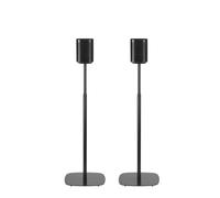 Mountson Adjustable Floor Stand For Sonos One SL & Play:1 Black (Pair) - Nearly New