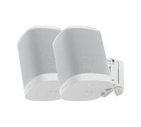Mountson Wall Mount for Sonos One, SL & Play:1 (Twin Pack, White)