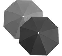 MOUNTTU 2Pcs Umbrella Hat Folding Comfortable Anti-UV Waterproof Portable Hands Free Umbrella for Outdoor Fishing Hat for Kids Hands Free Head