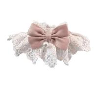 MOUNTTU Bird Collar White Lace Bird Clothes with Bows Pet Collar for Pigeon Birds Eclectus Cockatoo African Grey Harness Pet Supplies Clothes