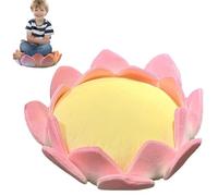 MOUNTTU Flower Floor Cushion Lotus Flower Floor Pillow 16.5 Inch Soft & Stuffed Floor Pillow with Detachable Core Non-slip Plush Floor Seat