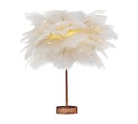 MOUNTTU LED Night Light USB Chargable Battery Power with Remote Control Decoration for Bedroom Bedside Wedding White