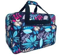 MOUNTTU Sewing Machine Bag Large Capacity Leaf Pattern Sewing Machine Case with Tote Zippered Nylon Universal Multi-Purpose Carrying Case Supplies Carrying