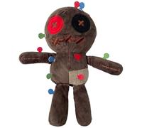 MOUNTTU Voodoo Dolls Polyester Cotton Scary Doll with Uneasy Printings Creepy Revenge Negtive Horror Prank Toys for Coworker, Office, Breakup, Divorce Scary Doll Creepy Voodoo