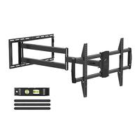 MOUNTUP Long Arm TV Wall Mount with 40’’ Extension, Full Motion TV Mount for Most 42''-90'' TVs, Corner Bracket with Swivel Tilt Max VESA 800x400mm Load Up to 150 LBS Fit 16/18/24'' Stud MU0059
