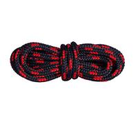 Mountval Laces, Performance Shoe Laces For Hiking And Outdoor Boots, Ultra Strong, Made In Europe, 1 Pair (90 Cm - 36 Inch - 5 To 6 Eyelet Pairs / 9131 - Black With Red)