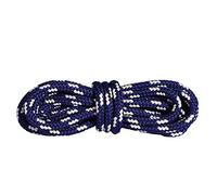 Mountval Laces, Performance Shoe Laces For Hiking And Outdoor Boots, Ultra Strong, Made In Europe, 1 Pair (180 Cm - 72 Inch - 7 To 9 Eyelet Pairs / 5710 - Dark Blue With Beige)