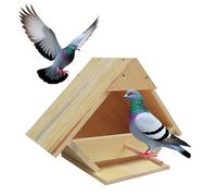 Mourning Dove Bird House - Outdoor Solid Wood Nesting Box with Predator Guard for Backyard, Garden, Patio | Handmade, Weather Resistant, Easy Mount