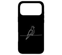 Mourning Dove Line Art Bird Ornithology Wildlife Design Case for iPhone 17 Pro Max