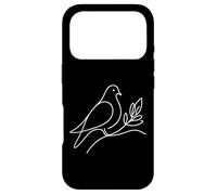 Mourning Dove Line Art Birdwatcher Case for iPhone 17 Pro