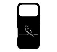 Mourning Dove Line Art Birdwatcher Case for iPhone 17 Pro