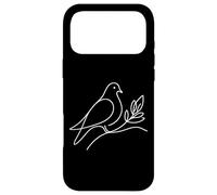 Mourning Dove Line Art Birdwatcher Case for iPhone 17 Pro Max