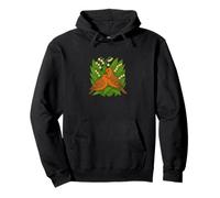 Mourning Doves and Lily of the Valley Spring Romance Art Pullover Hoodie