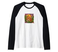 Mourning Doves and Lily of The Valley Spring Romance Art Raglan Baseball Tee