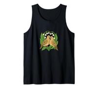 Mourning Doves and Lily of The Valley Spring Romance Art Tank Top