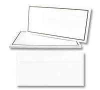 Mourning Papers by GUSTAV NEUSER 10x Mourning Cards Set with Envelope DIN LANG Motif Black Mourning Border Thank You Cards Mourning Without Window Dignified Condolence Card