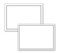Mourning Papers by GUSTAV NEUSER 25 x Set of Mourning Single Cards DIN A6 + Mourning Envelopes DIN C6 With black mourning double frame 10.5 x 14.8 cm printable Condolence Set for Thank You Mourning