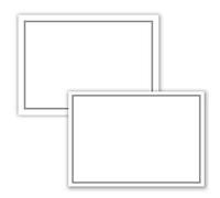 Mourning Papers by GUSTAV NEUSER 25 x Set of Mourning Single Cards DIN A6 + Mourning Envelopes DIN C6 With grey mourning frame 10.5 x 14.8 cm printable Condolence Set for Thank You Mourning