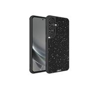 Mous for Samsung Galaxy S25 Plus Case MagSafe Compatible - Limitless 6.0 - Black Speckled Fabric - Protective Shockproof Phone Cover