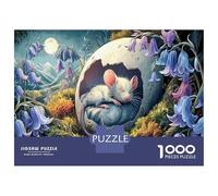 Mouse 100% Recycled Cardboard Panda in Cosmos 1000 Piece Puzzle for Adults Beautifully Illustrated Brainteasing 52x38cm/1000pcs