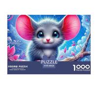 Mouse, 1000-piece Jigsaw Puzzle, Carefully Chosen Pastime Gift Encouraging Togetherness Mindfulness Satisfaction, Suitable Keepsake Transforming Free Time Into Treasured Memories, Suitable for Ages 12