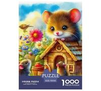 Mouse, 1000-piece Jigsaw Puzzle, Carefully Chosen Pastime Gift Encouraging Togetherness Mindfulness Satisfaction, Suitable Keepsake Transforming Free Time Into Treasured Memories, Suitable for Ages 12