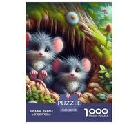 Mouse, 1000-piece Jigsaw Puzzle, Engaging Mental Workout Transforming Leisure Time Into Productive Play, Ideal Cooperative Task Strengthening Communication Teamwork Relationships, Suitable for Ages 12
