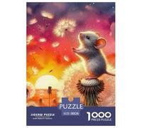 Mouse, 1000-piece Jigsaw Puzzle, Engaging Mental Workout Transforming Leisure Time Into Productive Play, Ideal Cooperative Task Strengthening Communication Teamwork Relationships, Suitable for Ages 12