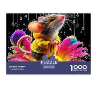 Mouse, 1000-piece Jigsaw Puzzle, Engaging Mental Workout Transforming Leisure Time Into Productive Play, Ideal Cooperative Task Strengthening Communication Teamwork Relationships, Suitable for Ages 12