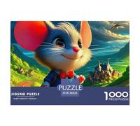Mouse, 1000-piece Jigsaw Puzzle, Engaging Mental Workout Transforming Leisure Time Into Productive Play, Ideal Cooperative Task Strengthening Communication Teamwork Relationships, Suitable for Ages 12