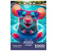 Mouse, 1000-piece Jigsaw Puzzle, Engaging Mental Workout Transforming Leisure Time Into Productive Play, Ideal Cooperative Task Strengthening Communication Teamwork Relationships, Suitable for Ages 12