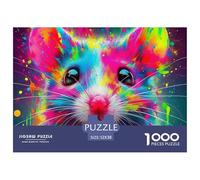 Mouse, 1000-piece Jigsaw Puzzle, Exciting Problem Based Competition Fostering Determination Adaptability Quick Thinking, Enjoyable Social Pastime Encouraging Performance Driven Participation, Suitable