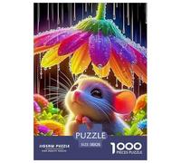 Mouse, 1000-piece Jigsaw Puzzle, Immersive Cognitive Challenge Offering Stress Relief Satisfaction Accomplishment, Excellent Wall Display Artwork Once Completed, Appropriate for Teens Adults, Suitable