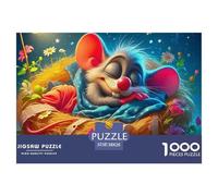 Mouse, 1000-piece Jigsaw Puzzle, Interactive Tabletop Amusement Inspiring Friendly Rivalry Laughter Engagement, Great Choice for Gatherings Celebrations Shared Recreational Moments, Suitable for Ages