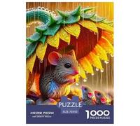 Mouse, 1000-piece Jigsaw Puzzle, Shared Recreational Experience Fostering Emotional Connection Trust Collaboration, Relaxing Home Entertainment Suitable for Multiple Generations, Suitable for Ages 12+