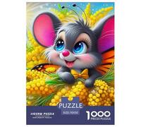 Mouse, 1000-piece Jigsaw Puzzle, Shared Recreational Experience Fostering Emotional Connection Trust Collaboration, Relaxing Home Entertainment Suitable for Multiple Generations, Suitable for Ages 12+