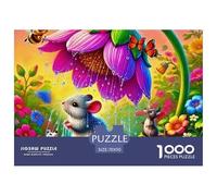 Mouse, 1000-piece Jigsaw Puzzle, Thoughtfully Designed Pastime Supporting Entertainment Education Mindfulness Aesthetics, Ideal Companion for Modern Home Lifestyles, Suitable for Ages 12+, 70x50cm/1