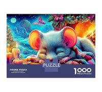 Mouse 1000 Piece Jigsaw Puzzles for AdultsRainbow Elephant Colourful, Challenging & Brainteasing Adults Jigsaw Puzzle, Puzzle The Future - Educational Game Challenging & Brain