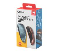 Mouse Adapter for Joy-Con Switch 2, Ergonomic Design, Compatible with Right and Left Joy-Con, Blue and Orange