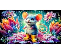 mouse Adult Jigsaws 1000Pc Fun and Challenging Family Game Puzzle Game Educational Game Challenge for Adults 38x26cm/1000pcs