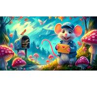 mouse Adult Jigsaws 1000Pc Fun and Challenging Family Game Puzzle Game Educational Game Challenge for Adults 38x52cm/1000pcs