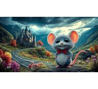 mouse Adult Jigsaws 1000Pc Fun and Challenging Family Game Puzzle Game Educational Game Challenge for Adults 38x52cm/1000pcs