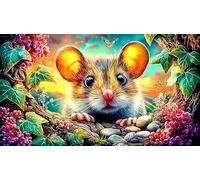 mouse Adult Jigsaws 1000Pc Fun and Challenging Family Game Puzzle Game Educational Game Challenge for Adults 38x26cm/1000pcs