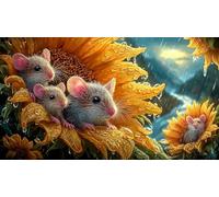 mouse Adult Jigsaws Puzzle 1000 Pieces Recycled Paper Educational Game Challenge for Wall Decoration and Gifts 70x50cm/1000pcs