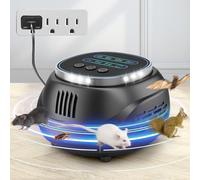 Mouse and Rodent Repellent Plug-in, Ultrasonic Pest Control Device for Mice, Squirrels, Bats, Roaches, Spiders, 2025 Upgraded Indoor Electronic Repeller, 4 Modes, Covers 1300 Sq.Ft, Easy for Home Use