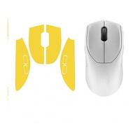 Mouse Anti Slip Grip Tape Compatible with Alienware AW720M Gaming Mice Skins,Sweat Resistant,Sweat-Proof Grip, Protective Cover,Yellow Half