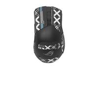 Mouse Anti Slip Grip Tape Compatible with ASUS ROG Gladius III Mouse Skins,Sweat Resistant,Sweat-Proof Grip, Protective Cover,Black White Full